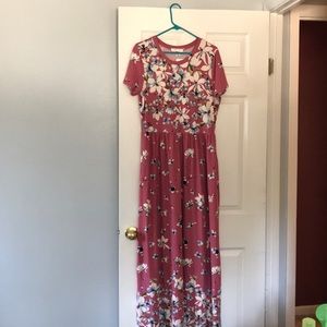 Long floral dress - size XL - NWT